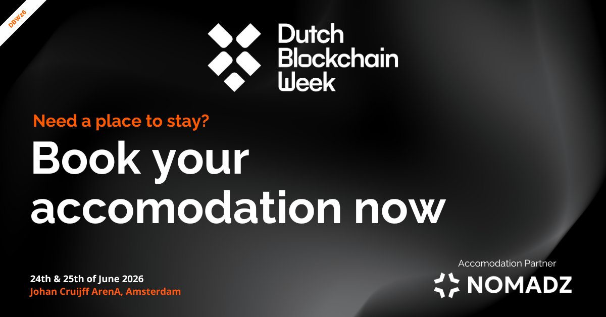 Dutch Blockchain Week tweet media