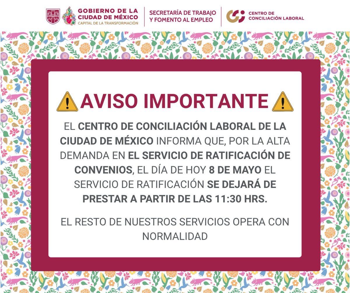 Centro de Conciliación Laboral CDMX tweet media