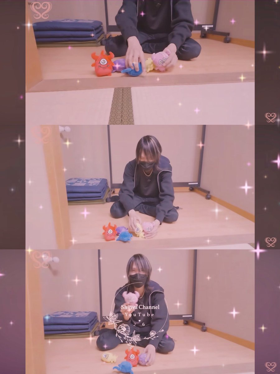 終始3歳児🧒に扱われているようなDIRモンちゃん達😂💜💙💛🩷❤️ Die