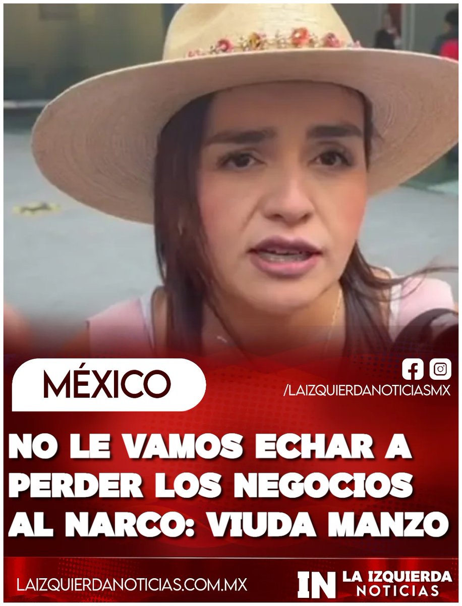 ¡CÍNICA! Grecia Quiroz, la viuda de Carlos Manzo, reveló sin pudor que no se meterá con el crimen organizado si llega a ser gobernadora de Michoacán, porque no les quiere "echar a perder los negocios". Sus palabras estremecen y dejan tres dudas que hieden: ¿trabajará con ellos?,