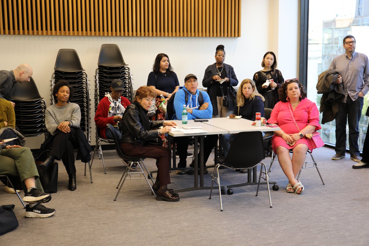 TheDCArts's tweet photo. Last night, CAH was pleased to hold a special reception to celebrate the year-long installation of its Art Bank collection at the Martin Luther King Jr. Library, which features artists from all eight DC Wards as well as from Maryland and Virginia. #WeArtDC #ArtBankProgram @dcpl https://t.co/HNRHQ57DcA
