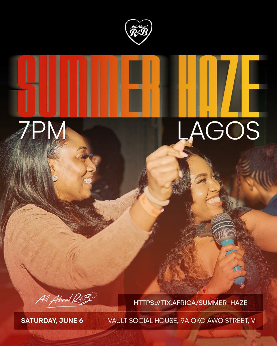 allaboutrnb__'s tweet photo. Stop scrolling. Your June plans just dropped. Phase 1 tickets for the ultimate R&amp;B experience are LIVE. Link in bio

#2000srnb #rnb #allaboutrnb #90srnb #lagos https://t.co/l9DLgvBwDS
