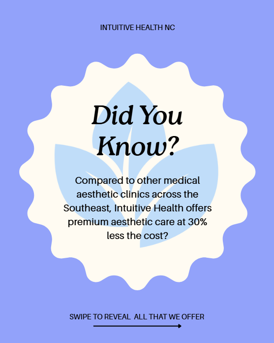 Intuitive_HDPC's tweet photo. Why pay more for the same treatments? ✨

At Intuitive Health NC, we deliver premium medical aesthetic and wellness treatments at up to 30% less than many clinics across the Southeast  without compromising results. From laser hair removal and skin rejuvenation to IV therapy and wellness services, our mission is simple: exceptional care, honest pricing, real results. #rejectfuelprices #wellness #skin #youth