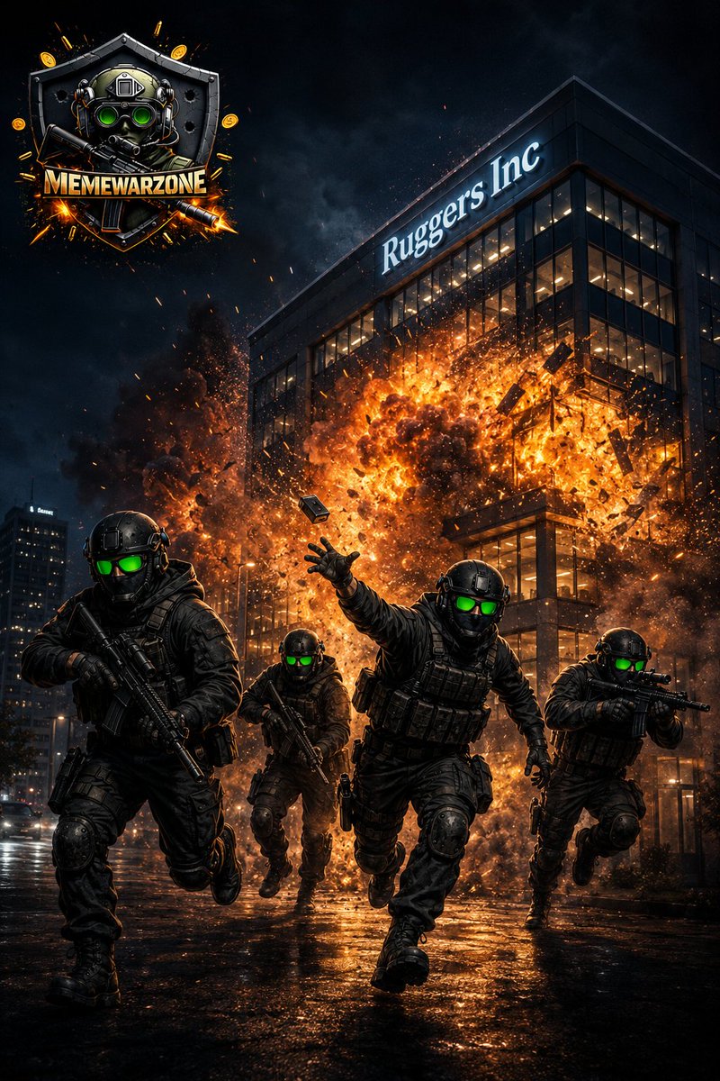 memewarzone's tweet photo. 🔥 Ruggers Inc just got introduced to the MemeWarzone.
Night ops. Green goggles. One clean trigger.
The squad moves out while the city lights up behind them.
No hesitation. No witnesses. Just cinematic chaos.
⚔️ MEMEWARZONE
Where memes go tactical.
#MemeWarzone #RuggersInc https://t.co/kX0FOBmK98
