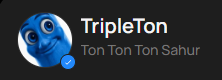 TripleTonSahur's tweet photo. VERIFIED ON @dedust_io 
VERIFIED ON @keeper_wallet 
VERIFIED ON @ton_blockchain 

TRIPLE PLAT
TRIPLETON

TON TON TON SAHUR! https://t.co/uOGDXR6TQn