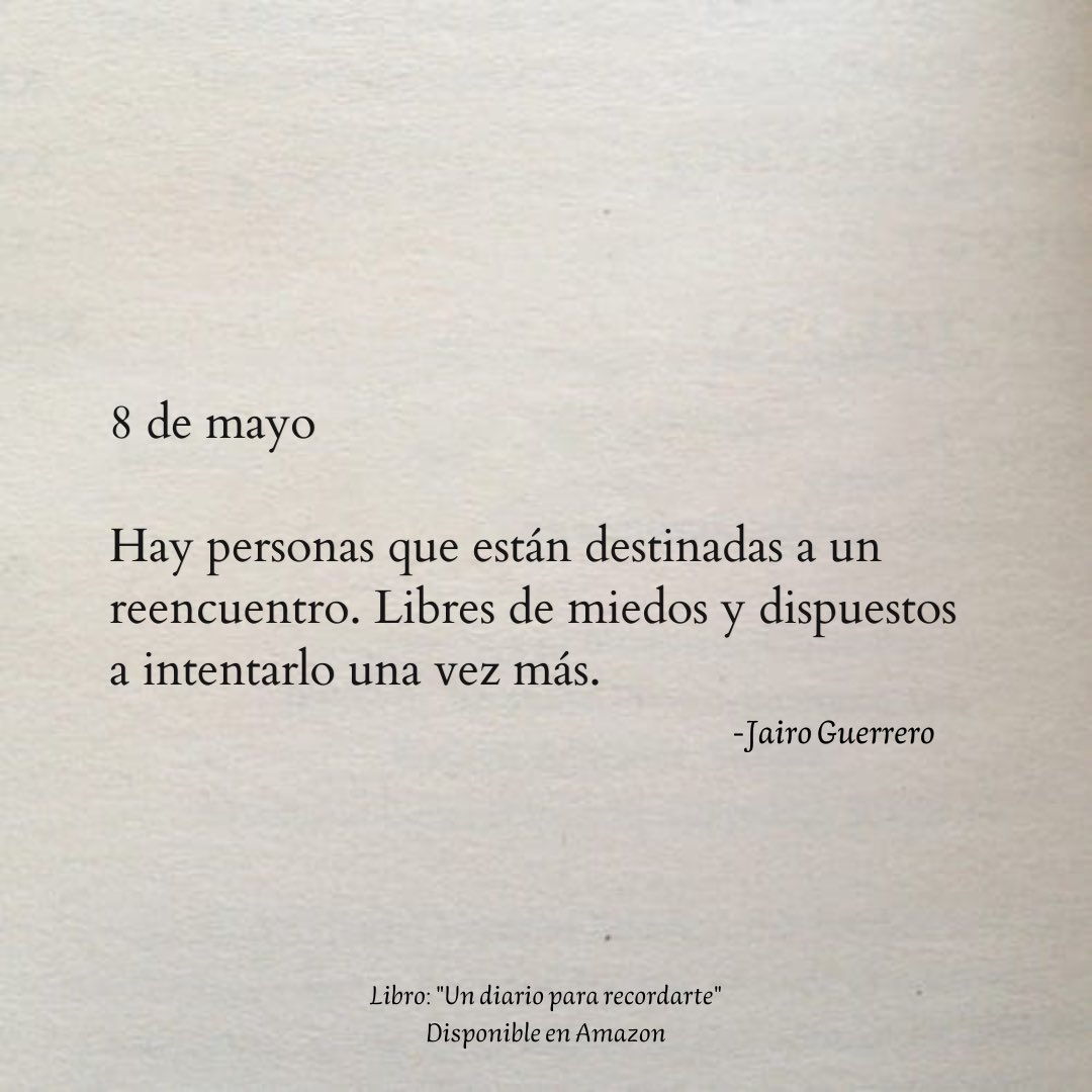 8 de mayo. 🍂