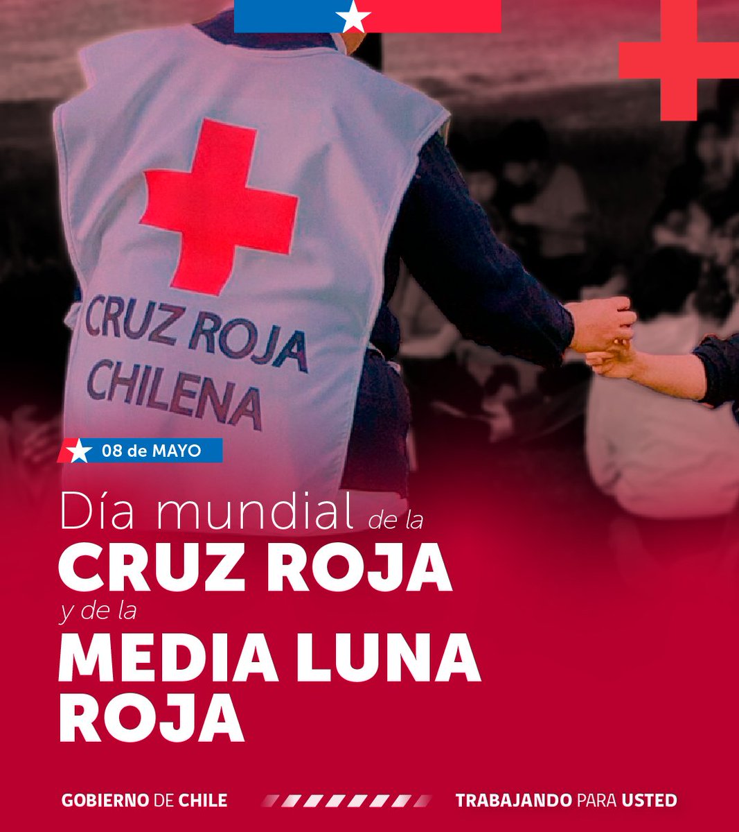 Minrel_Chile's tweet photo. En el Día Mundial de la #CruzRoja y la Media Luna Roja, saludamos a la organización por el rol que cumplen a través de su trabajo humanitario.
Reconocemos especialmente al personal y voluntariado de la @CruzRojaChilena por su labor en nuestro país. 👏

📸 Fotografía: El Trancura https://t.co/FdfIih6IJm