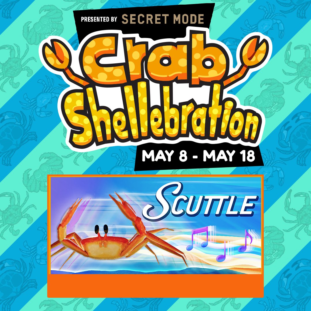 AlteredSGames's tweet photo. Excited to say that Scuttle is part of the Crab Shellebration Festival presented by Secret Mode! 🦀

Come on down and play the latest Scuttle demo alongside a whole bunch of other crab-themed games during this exshellent event.

https://t.co/bOXyaf0q20 

#SteamFestival #Indiegame https://t.co/LlIKh0TLcK