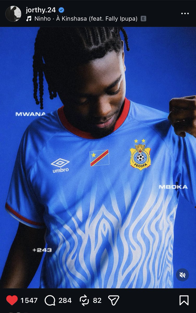 Jorthy Mokio sur Instagram.👀🇨🇩