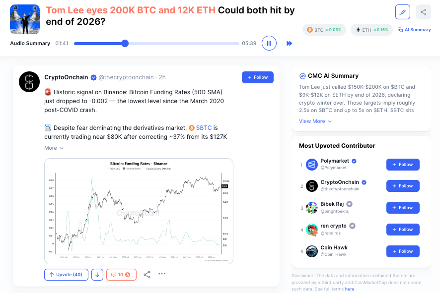 CoinMarketCap tweet media