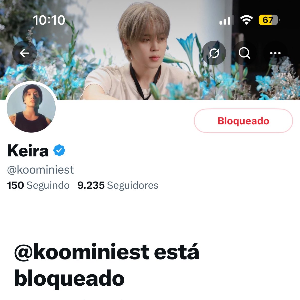 gente essa keira é uma das maiores anti thv nesse site, ela é anti assumida, já foi parar em report do taehyung várias vezes.
tem que ser muito sonsa pra interagir com ela, essa mona deveria estar block na conta de vcs. 

x.com/koominiest?s=21