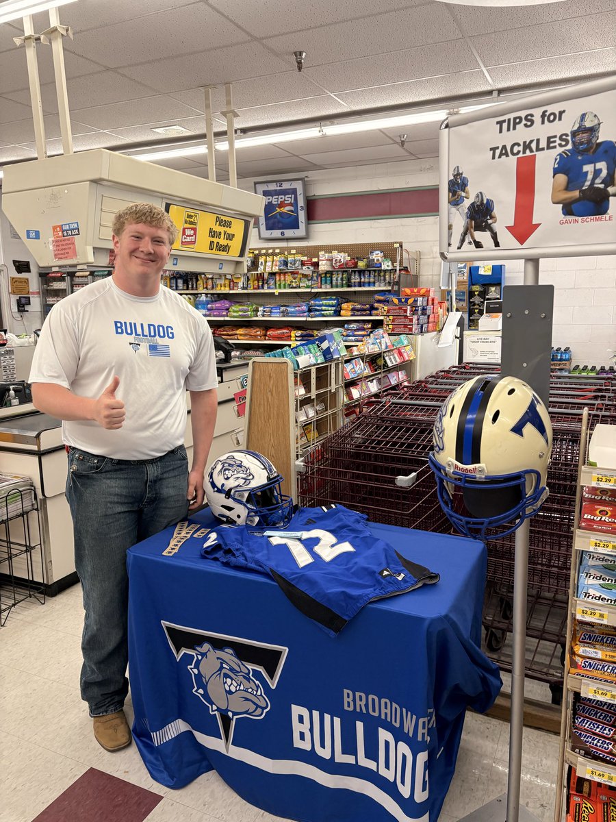 Broadwater_FB's tweet photo. Stop in at Bob’s Supermarket today, say hello to Gavin, put him to work, and help him get to the Class B All-Star game to represent Broadwater County! TEAM 43 https://t.co/5SY1F9PLid