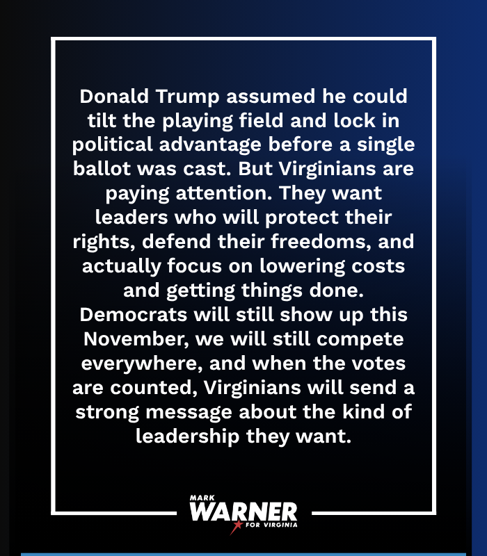 Mark Warner HQ tweet media