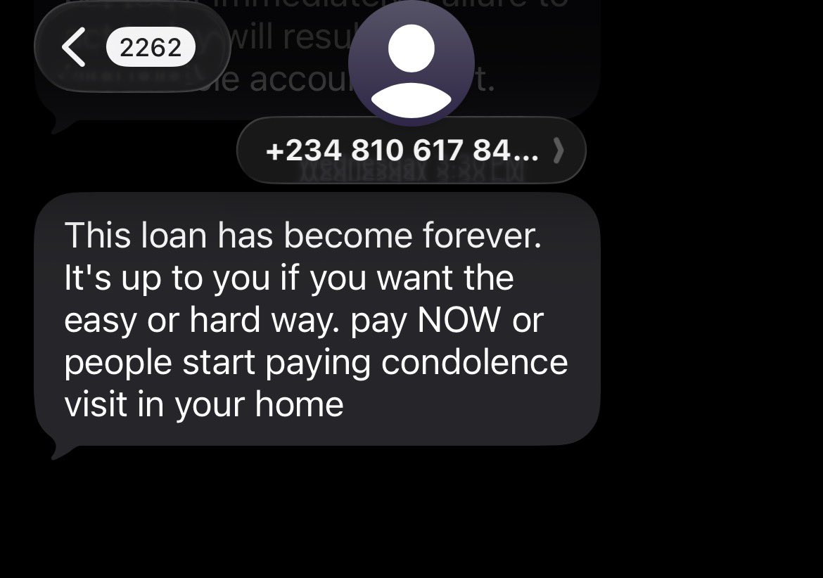 random_brother1's tweet photo. @lendsafeng 

This number which is a phone number of one of your agents was threatening me 

Loan apps are not suppose to be threatening base on law 

Talk to your agents https://t.co/7yHy09bmGe