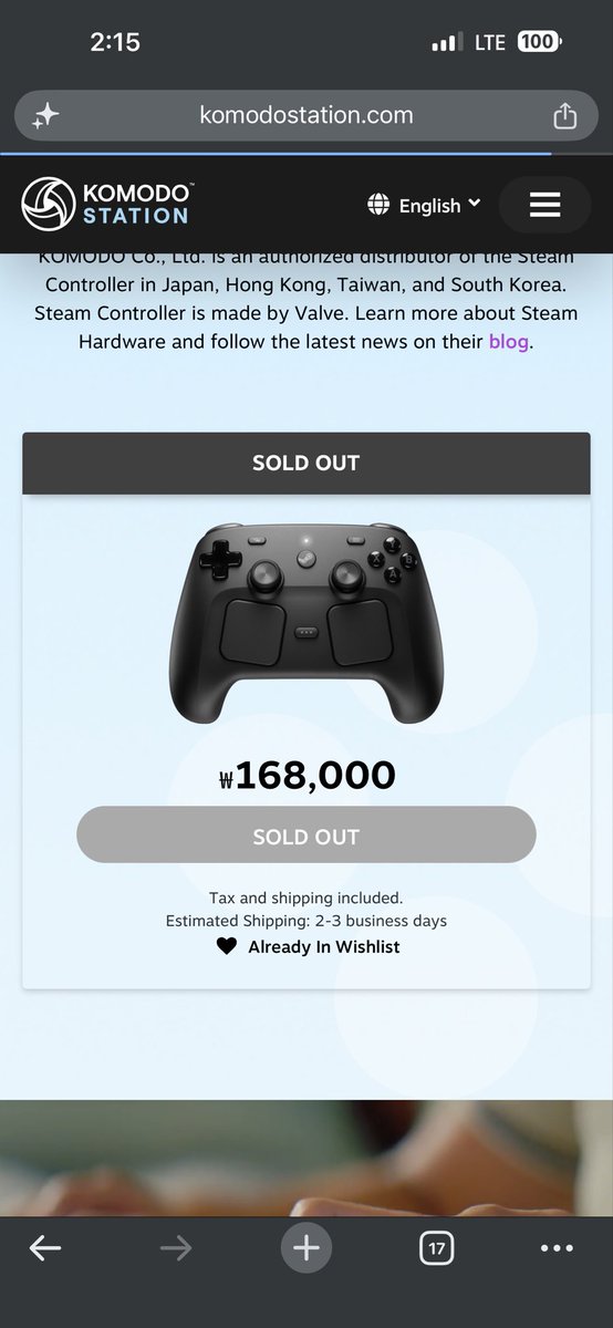 Jetjetty9's tweet photo. Why there is no reservation here in Komodo??? I've been trying to refresh thi many times already. I just want to buy Steam deck controller TT https://t.co/k3srzGwCFL