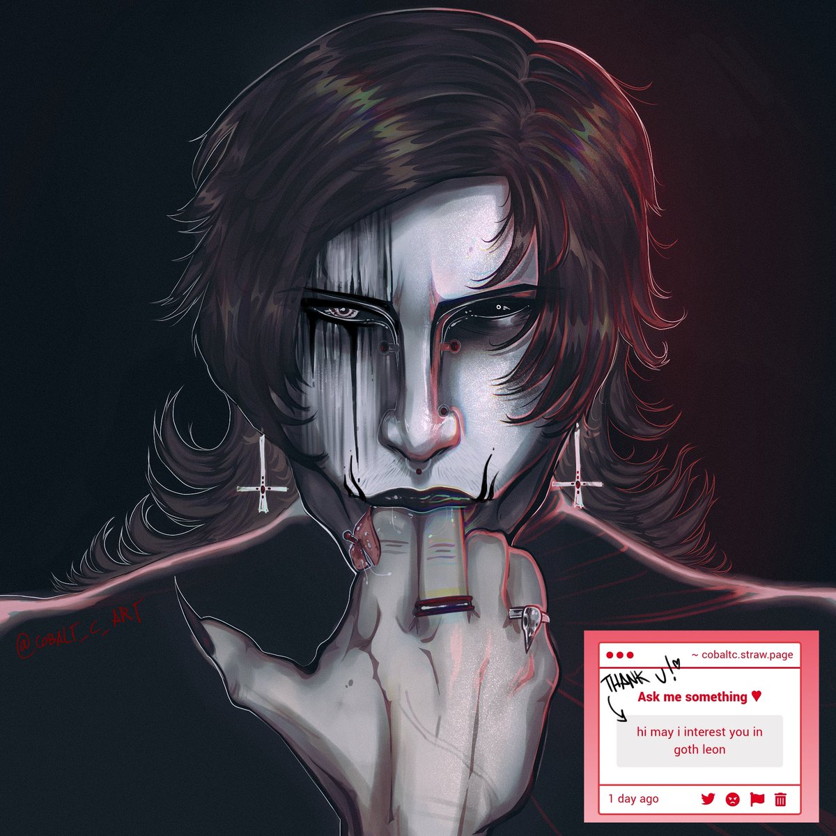Goth Leon is coming to get you all

#rebhfun #leonkennedy