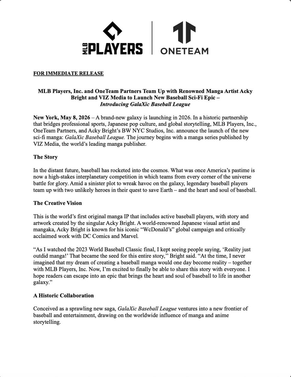 MLBPA Communications tweet media