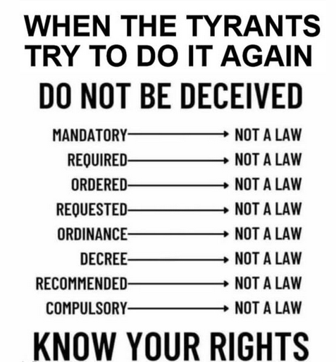 SaltyGoat17's tweet photo. If they try another "pandemic"... knowing the language they use to coerce you is half the battle.

Now I'll give you the response that'll win the other half for you.

"GO F*CK YOURSELF!!🖕🏼"

You're welcome!! https://t.co/knIZVRFtFS