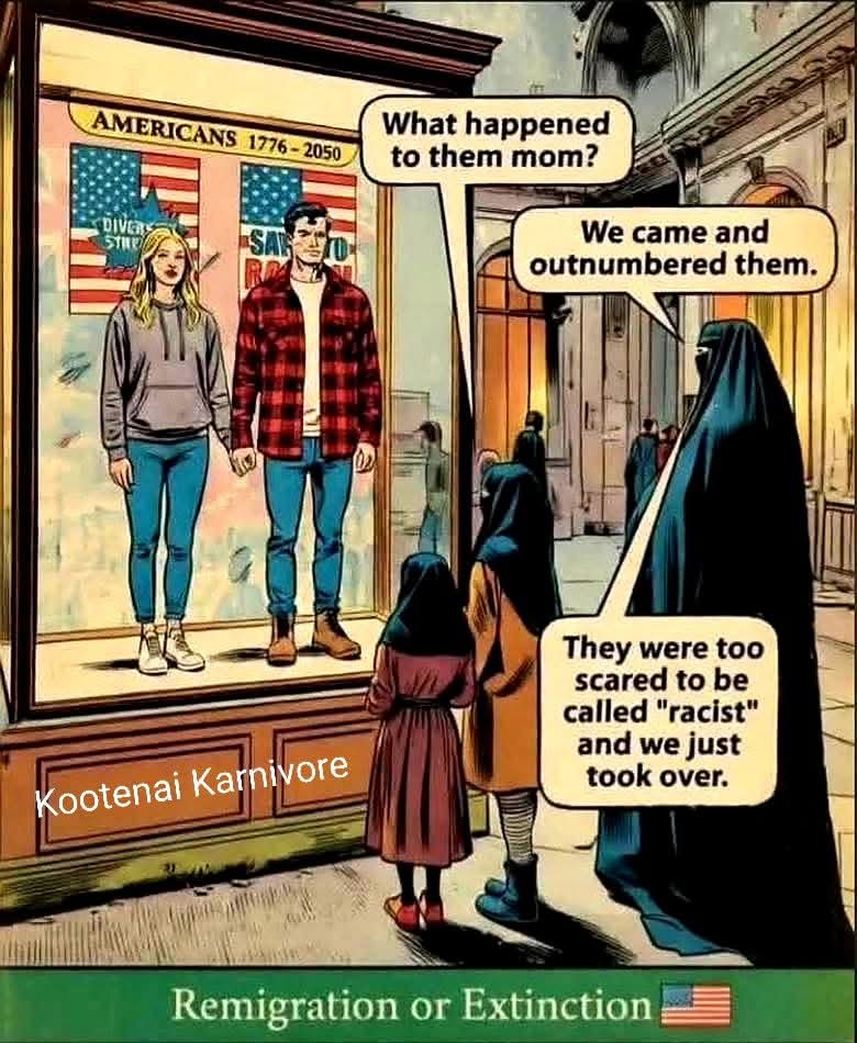 KKarnivore1488's tweet photo. β‘ππ₯απ€π€β€ #WakeTfUp #diversityispoison #Remigration #KalergiPlan #WhiteGenocide #ZionismIsEvil #Deportation #kootenaikarnivore #revoltagainstthemodernworld https://t.co/lKhhAFcpGo