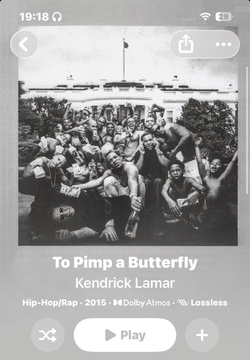 Snt0lya's tweet photo. M’en fout je mélange tout mais la fin du clip m’a grave fait pensé à To Pimp A Butterfly de Kendrick https://t.co/dbBrVaQfCG