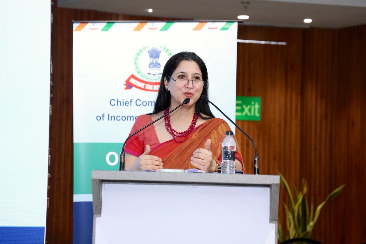 IncomeTaxMum's tweet photo. Chief Guest Ms. Nirupama Kotru, CCIT (International Taxation & Transfer Pricing), West Zone, Mumbai, along with Shri Mohit Jain, CCIT, highlighted that the Income-tax Act, 2025 is a simplified, progressive and taxpayer-friendly legislation focused on transparency, reduced complexity and ease of compliance.  

The programme featured technical sessions on International Taxation & Transfer Pricing, a comparative overview of the old and new Income-tax Acts, and a live demonstration of “Kar Saathi”, the Department’s AI-powered taxpayer assistance chatbot. Participants actively engaged in the interactive session, raising queries on TDS, return filing, transition provisions and international taxation issues, which were comprehensively addressed by senior officers of the Department.

@IncomeTaxIndia @nsitharamanoffc @FinMinIndia @officeofPCM @PIB_India @PIBMumbai