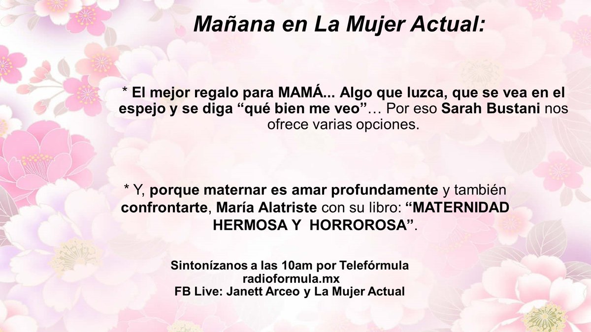 La Mujer Actual tweet media