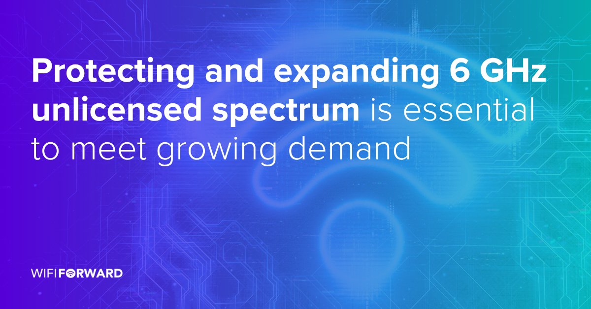 WifiForward's tweet photo. From small businesses to critical infrastructure, enterprise networks run on Wi‑Fi. @ABIResearch says protecting 6 GHz #unlicensed spectrum (and expanding it) is essential to meet growing demand. https://t.co/yELZARUpmN https://t.co/6Ee1HTbkvX