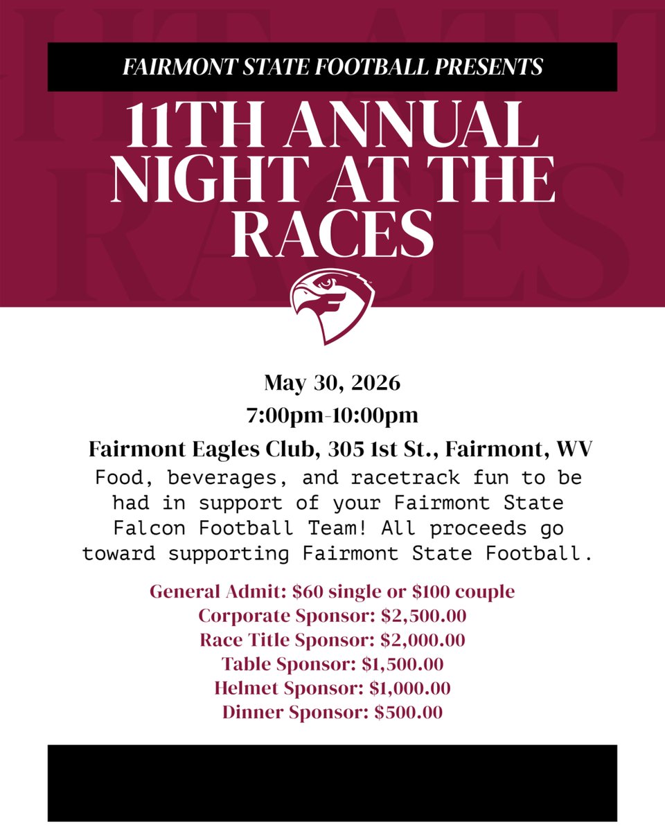 Fairmont State Football tweet media