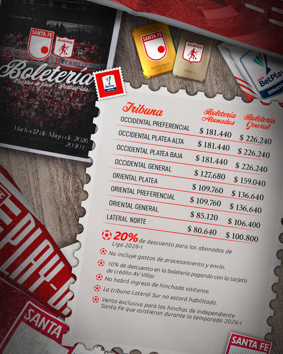 Independiente Santa Fe tweet media