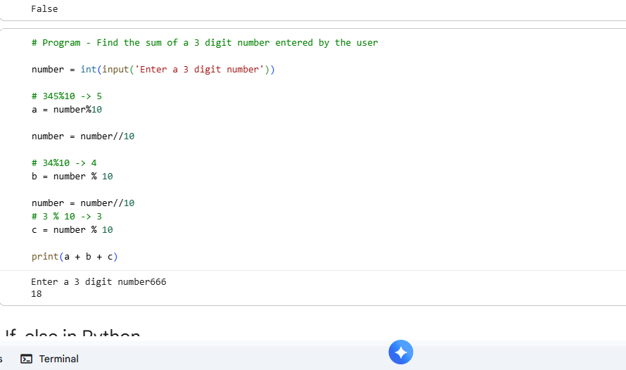 AnuragSaini03's tweet photo. Day 47 of #100DaysOfCode ๐
Learned if-else statements in Python ๐
Built code for 3-digit sum & login system ๐ป
Practicing logic building step by step ๐
#Python #Day47 #AIML #CodingJourney https://t.co/YtJWqzoud3