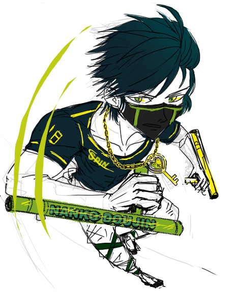 nankodoujin's tweet photo. Seems cooler imagined Crystallised tears. 
The key of desire bestowed to unlock your chained true self once you realised what self love is, in the face of despair. #skecth #evoker #Persona3 ? https://t.co/dlyr2d2QOi