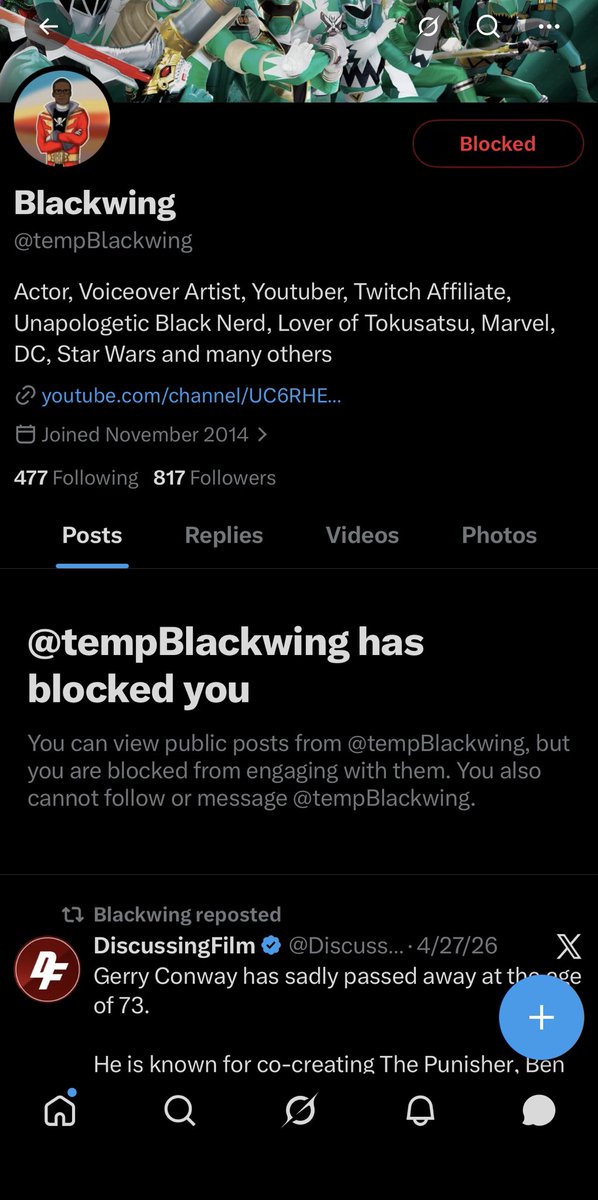 Blackwing tweet media