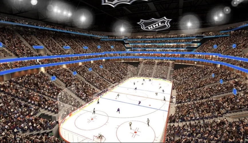 TuskedUp's tweet photo. Here's how the renderings and design of the arena remodel have evolved last two years. First two are from 2024 and the bottom two are from today. https://t.co/esJmGGBAId