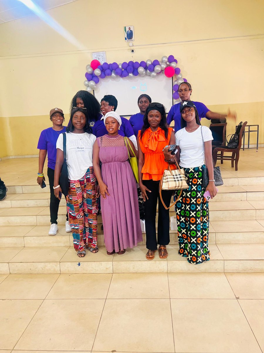 SLWE_FBCChapter's tweet photo. The SLWE MMTU Chapter organized a panel discussion and in a celebration of their One year Anniversary at the Milton Margai Campus. The event brought together experts to discuss “Shaping Future As Female Engineers”, engaging students and faculty in a meaningful dialogue.  #slwefbc https://t.co/O95LaND3Rd