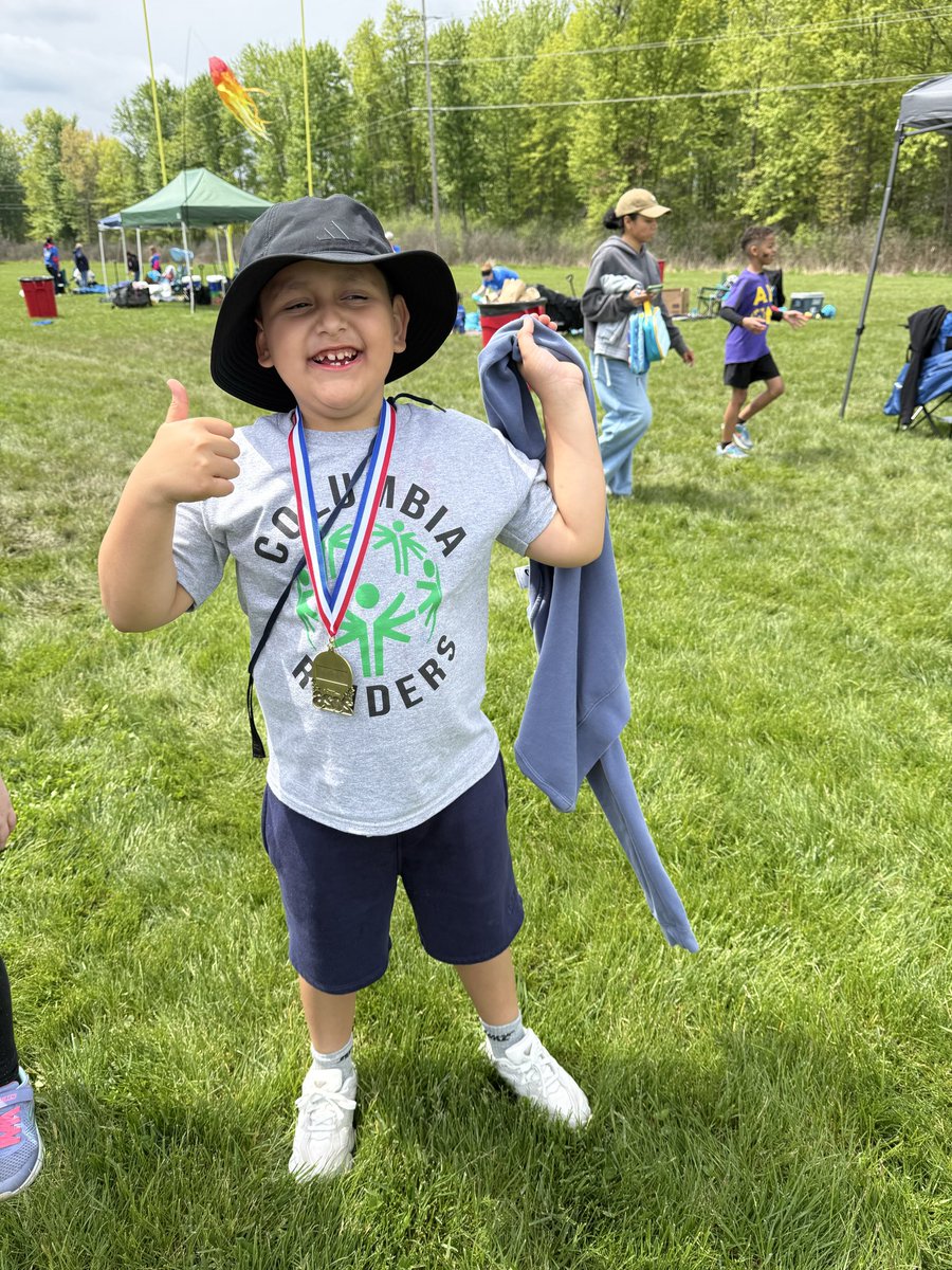 RaidersLittle's tweet photo. Today was a GREAT Day !! This year Columbia had 3 students attend the Special Olympics ! The students had a great day throwing, running , and jumping !! https://t.co/84Eq4LNcUI