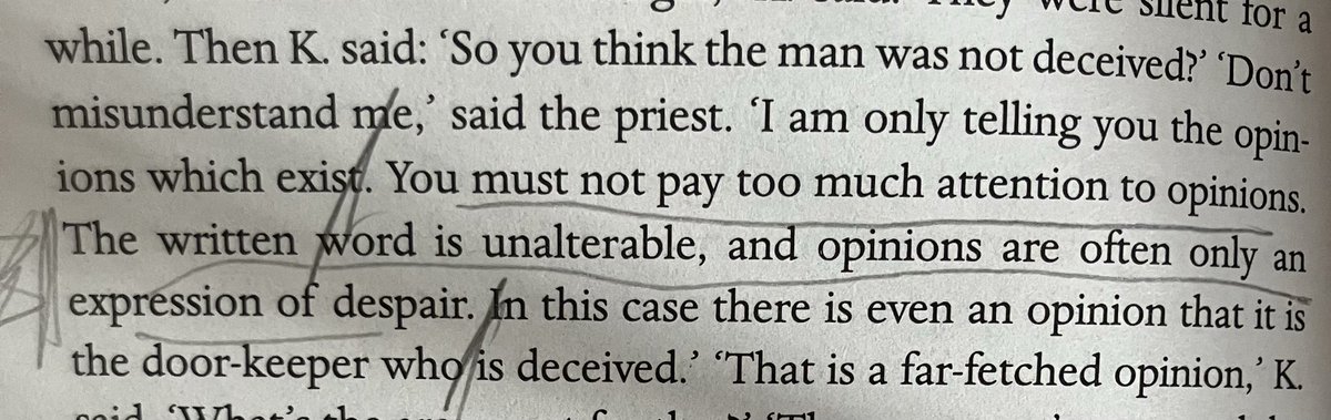 Kafka saying interpretation is an ‘expression of despair’