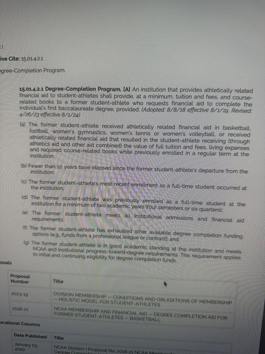 NCAA Rules tweet media