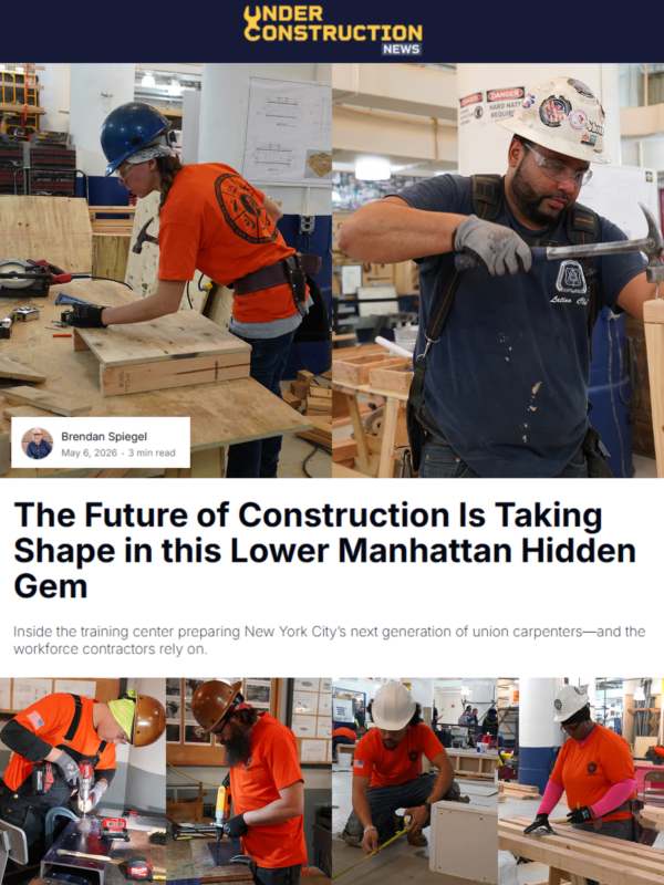 nycdcctc's tweet photo. Check out this great feature on the NYC Carpenters Training Center and how we’re preparing the next generation of union carpenters to build New York City safer, smarter, and stronger. 
https://t.co/rTIIIJY8zL
#nycdcctc #NYCCarpentersTrainingCenter #NYC #apprenticeships #union https://t.co/S79Q7HezMC
