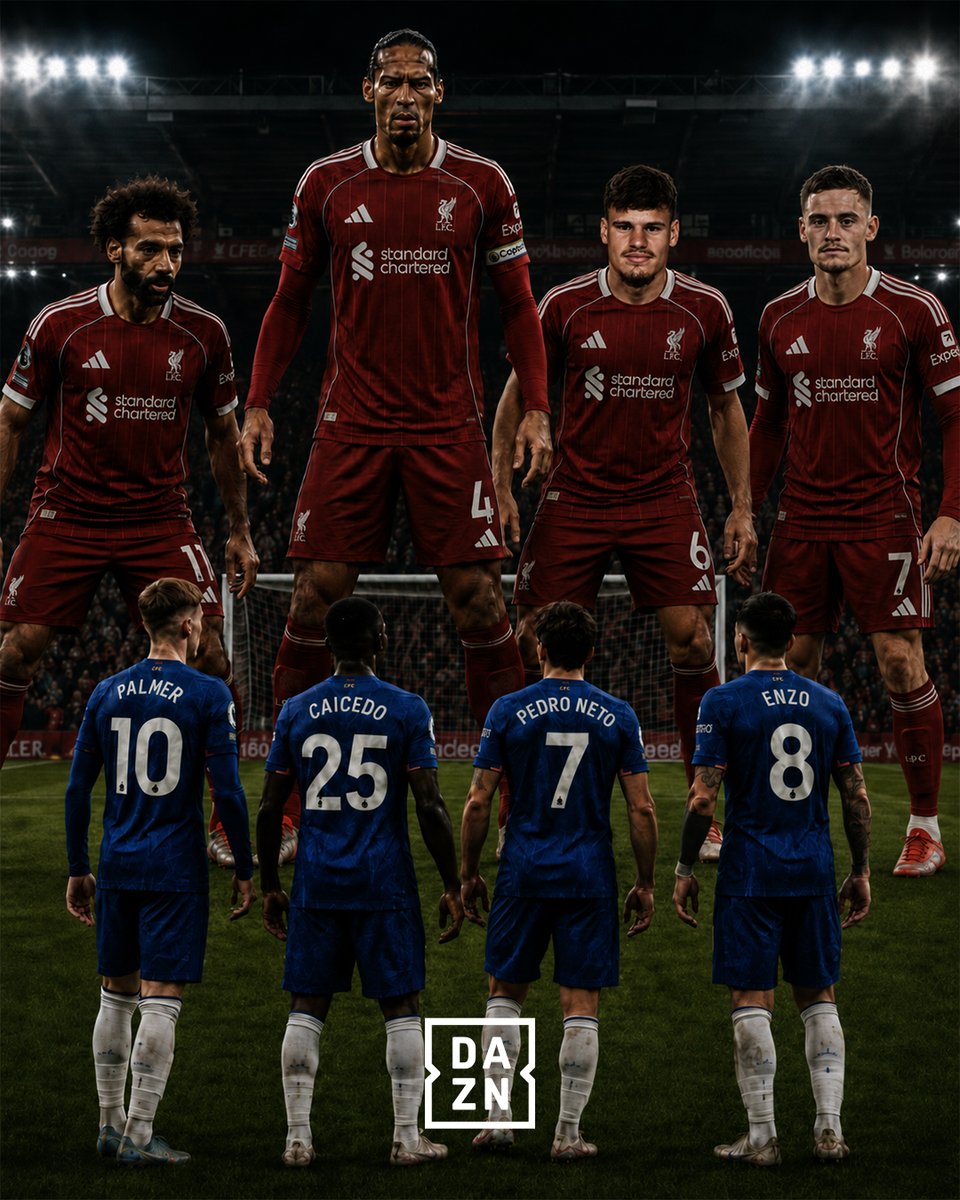DAZNPortugal's tweet photo. Chelsea está na luta pelas competições europeias e ainda tem pela frente o Liverpool 😬

🗓️ Liverpool x Chelsea, 09/05 às 12h30. Participa na nossa FanZone e habilita-te a ganhar prémios.
📲 𝐀𝐠𝐨𝐫𝐚 𝐨𝐮 𝐍𝐮𝐧𝐜𝐚! Vê as grandes decisões na DAZN 👉 https://t.co/Nb662P9GiO

#DAZNPremier