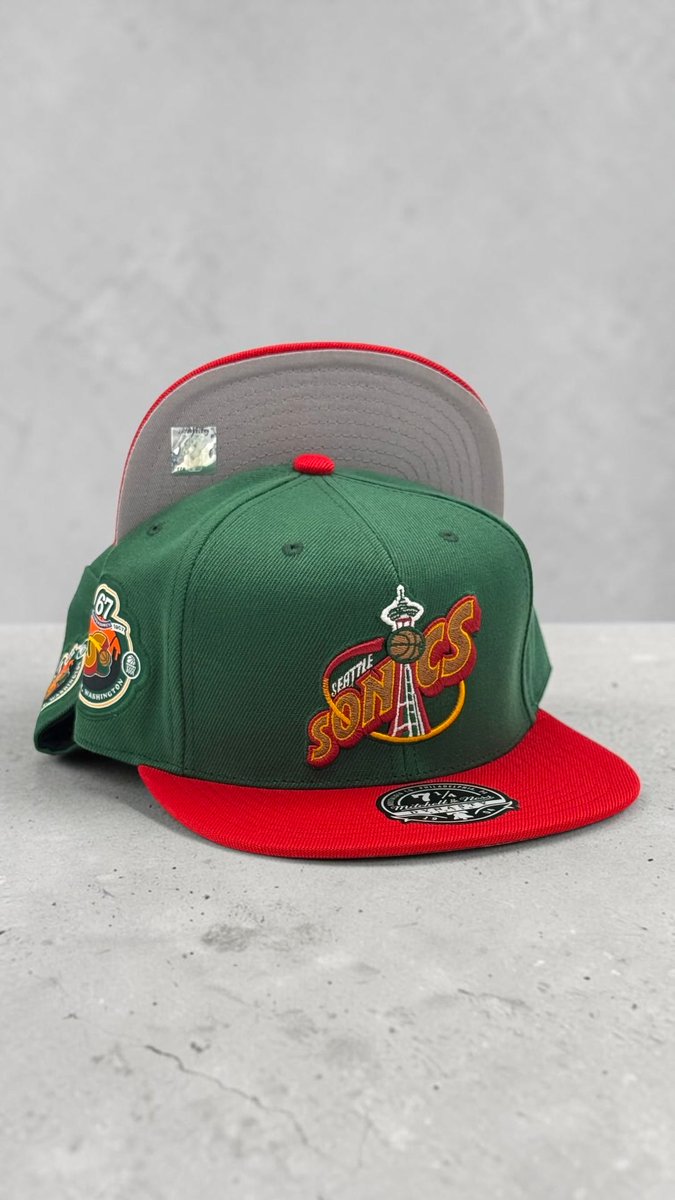 myhatstop's tweet photo. Seattle Supersonics Mitchell & Ness Dark Green/Red 1967 Established Patch Fitted Hat

⁠
Available now online, Southcenter, and Federal Way
⁠⁠
Call for Availability
Online: https://t.co/k06OpRCrrT⁠
https://t.co/GHIXEyva9J

In-store: Federal Way,Southcenter

Link to buy hat:

https://t.co/rYU6CPevNR

#SeattleSupersonics #Sonics #MitchellandNess #DarkGreen #Red #1967 #Established #PatchHat #FittedHat #VintageBasketball #NBAHats #NBAVintage #SeanSonics #SeattleSports #SportsMemorabilia #VintageHat #RetroHat #BasketballStyle #TeamLicensed #NBAApparel #CollectorsItem #SportingGoods #HatsForSale #HatCollection #HatLovers #NBAHistory #SonicsFans  #MitchellNess hats