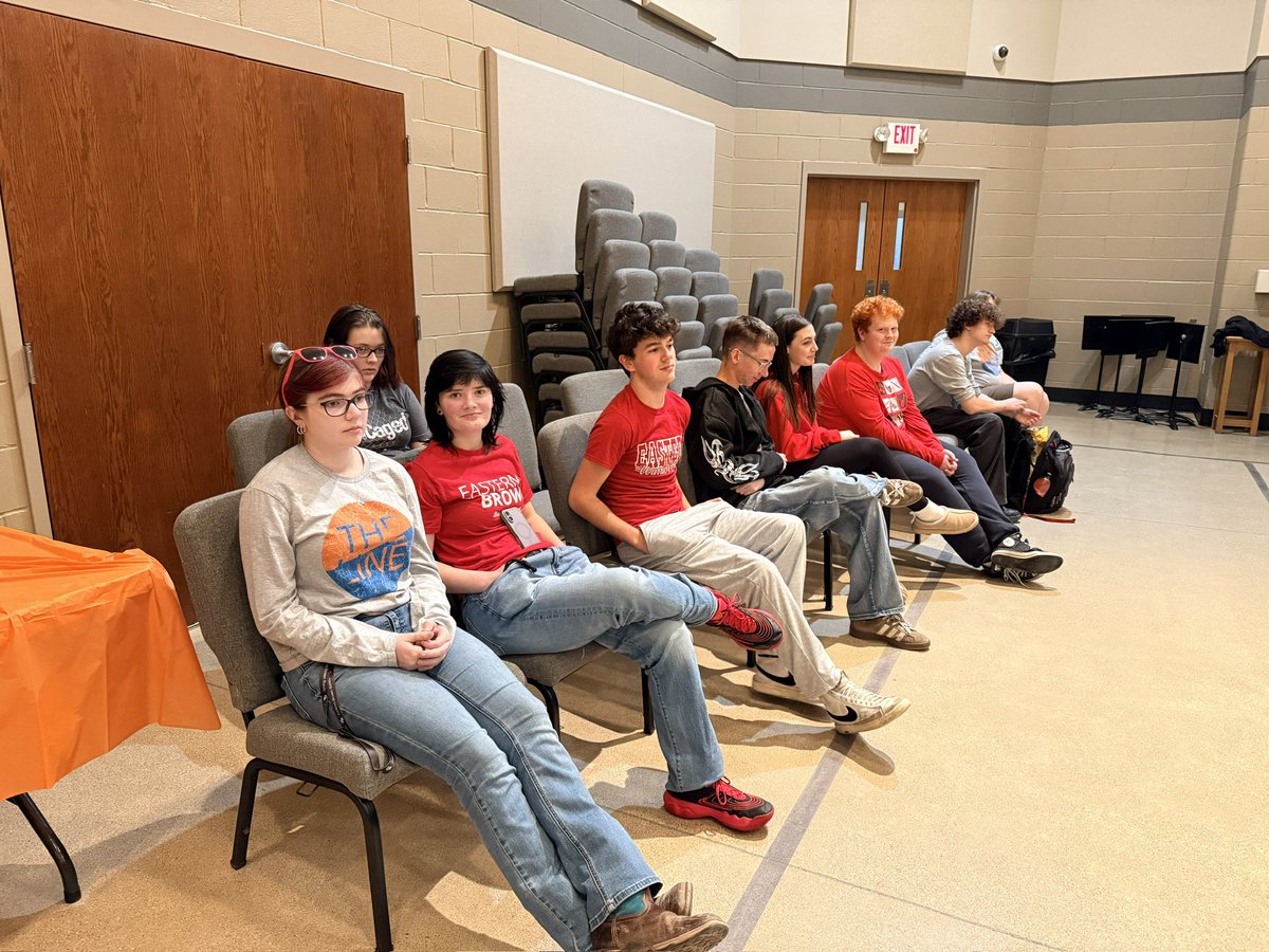 ebbands's tweet photo. Some of our student leaders completed a service project today at the Trills &amp; Thrills Festival in Wilmington!

We served as guides, stage hands, and emcees for 10 performing groups.

The EB community was well-represented! 

(swipe to see Ms. Mitchell’s photobomb…)

#EBBWithPride https://t.co/qejKcuW1wf