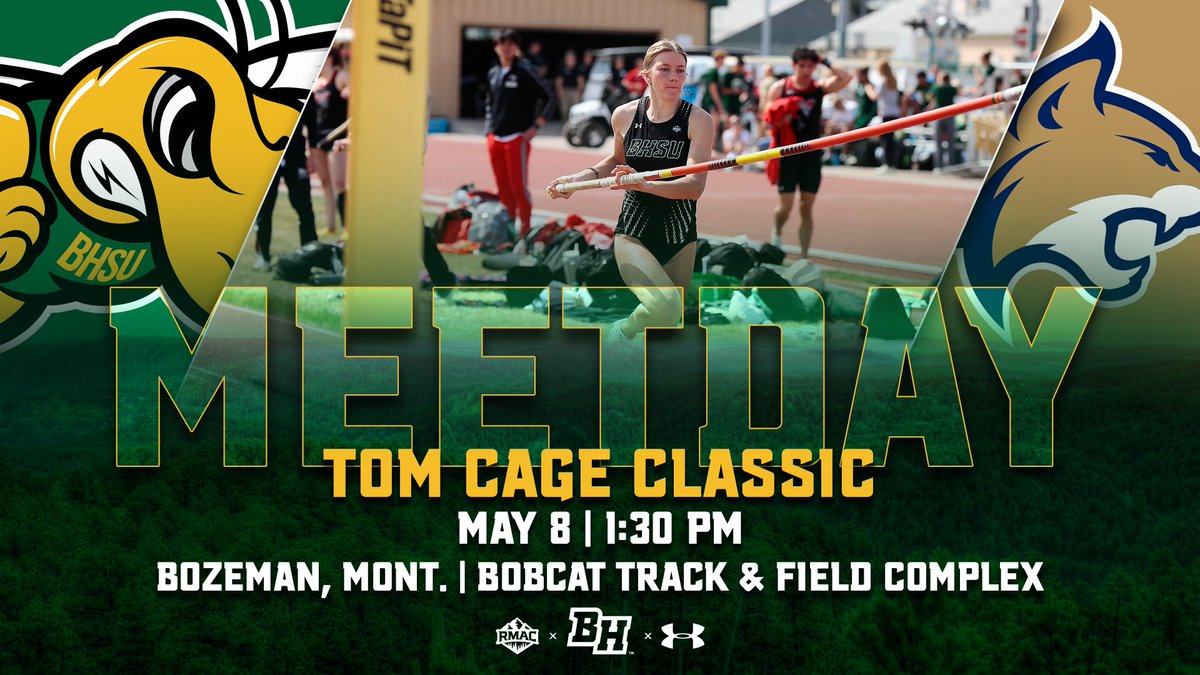 BHSUAthletics's tweet photo. MEET DAY‼️

@BHSUXCTF at the Tom Cage Classic &amp; Franson Last Chance

📅 - 5.8.2026
⏰ - Tom Cage Classic at 1:30 PM / Franson Last Chance at 8 PM MT
📄 - https://t.co/0R3GPJLuAd
📊 - TCC: https://t.co/PMIroCF2VA
📊 - FLC: https://t.co/PqWRefw9We https://t.co/NpzSzuTMli