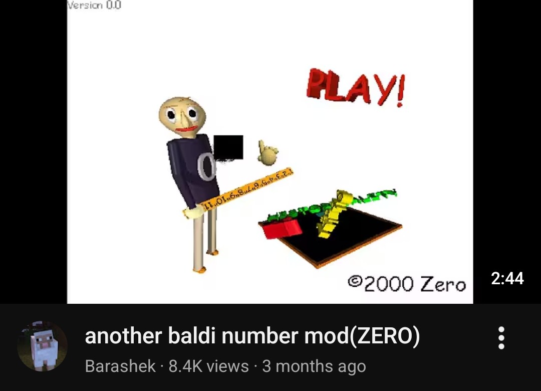 @AcidicTrap it's a term for those unfunny repetitive baldi number mods ...