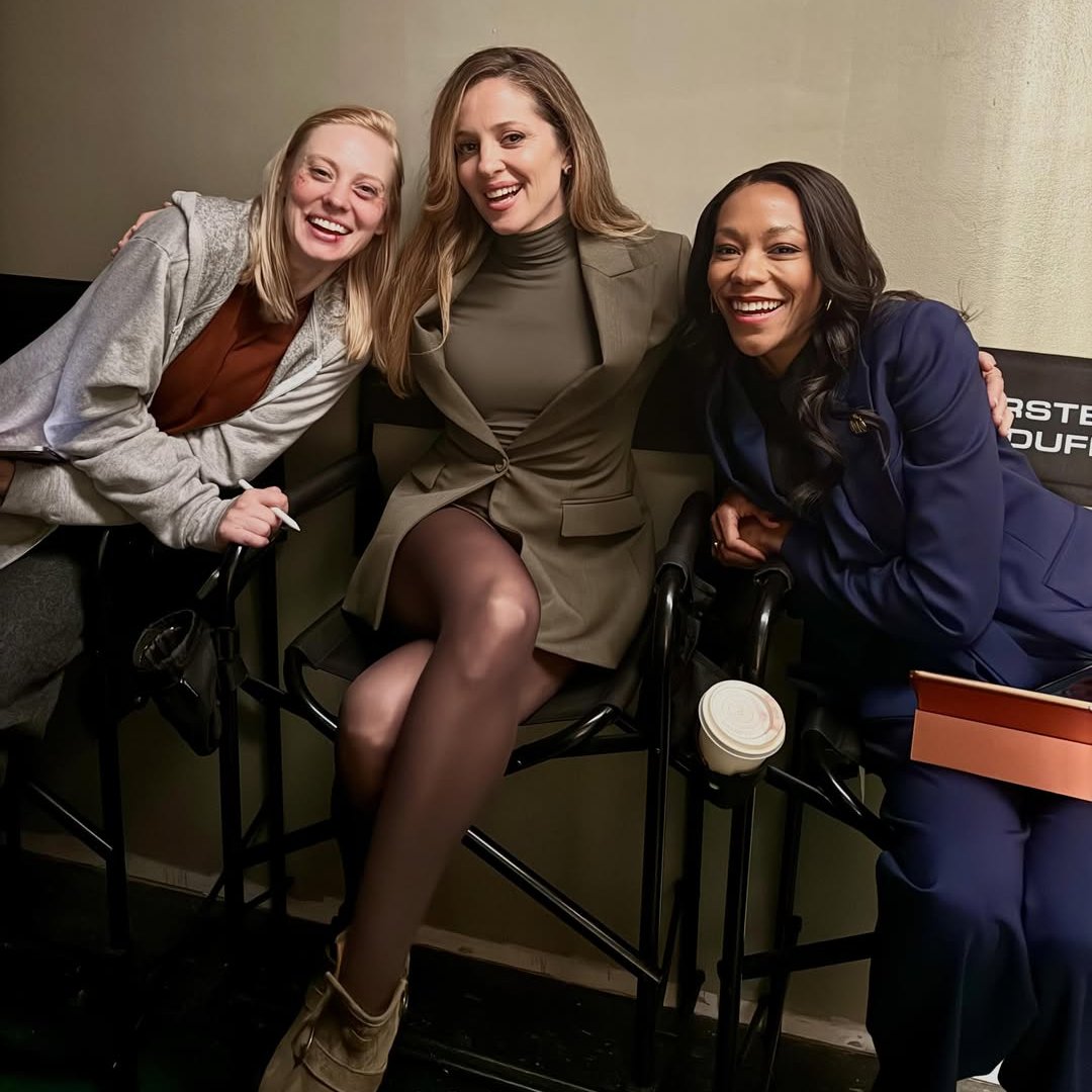 marvel_updat3s's tweet photo. Margarita Levieva, Deborah Ann Woll and Nikki M. James on the set of ‘DAREDEVIL: BORN AGAIN’ Season 2. https://t.co/e5njt26Kt3