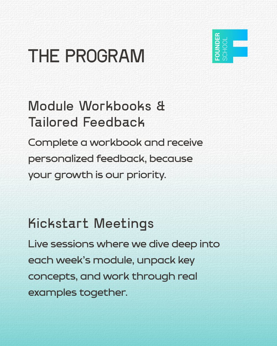Founder School tweet media
