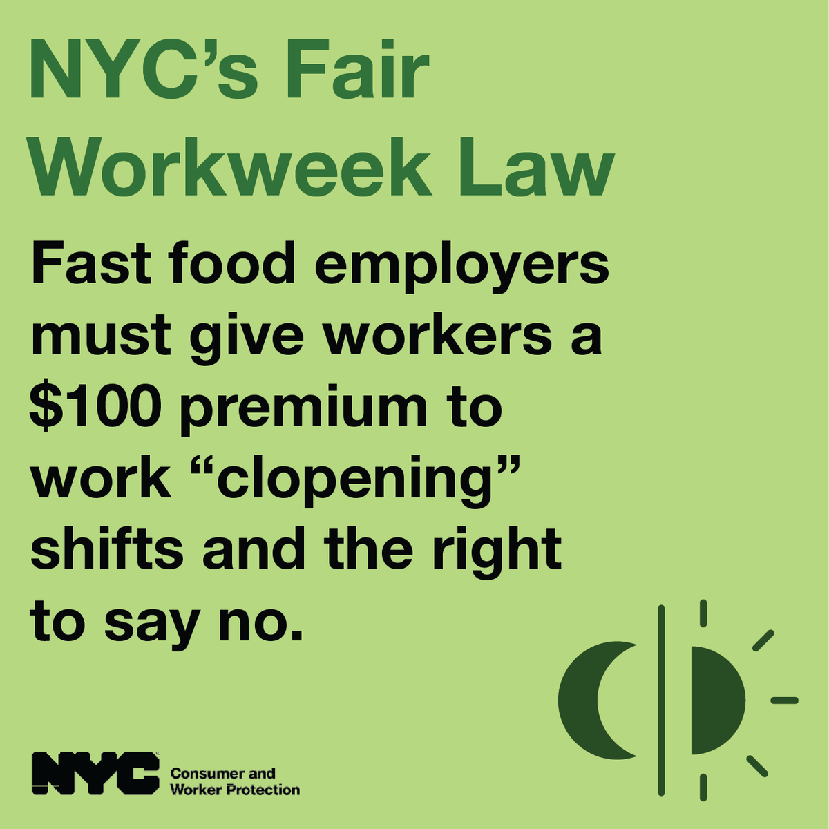 NYC Consumer and Worker Protection tweet media