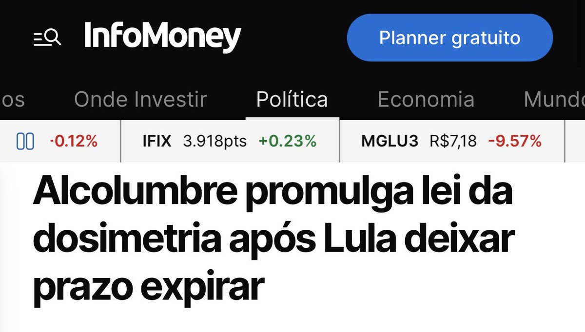 O Brasil não pode continuar sendo conduzido por um presidente cansado, ultrapassado e movido pelo rancor. Lula teve a oportunidade de promulgar a lei e preferiu deixar o prazo expirar. Mais uma vez, escolheu a omissão e o conflito.

Nenhum país consegue avançar enquanto vive
