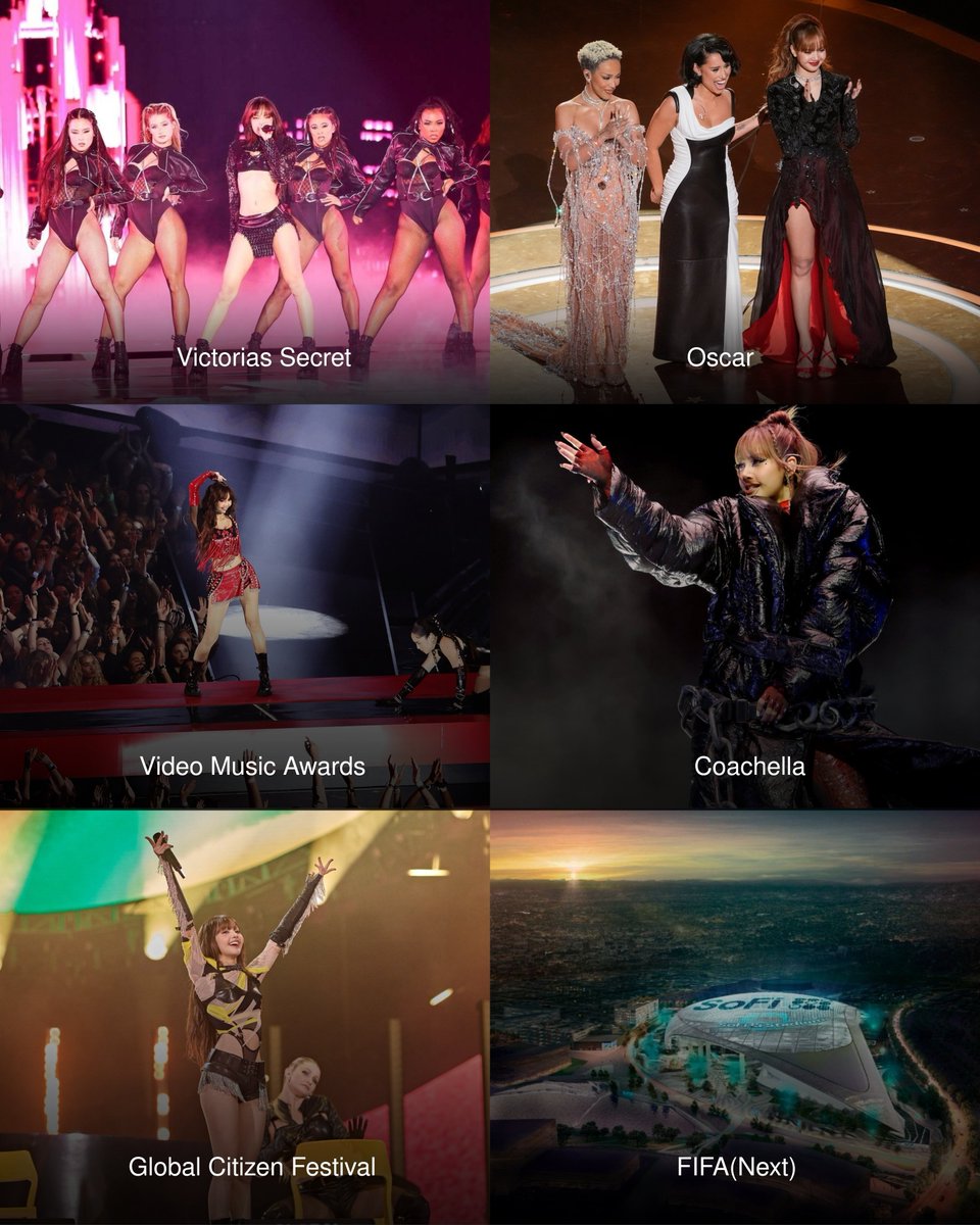 Lisa performing on the FIFA stage is really strengthening her career and global impact as an artist!