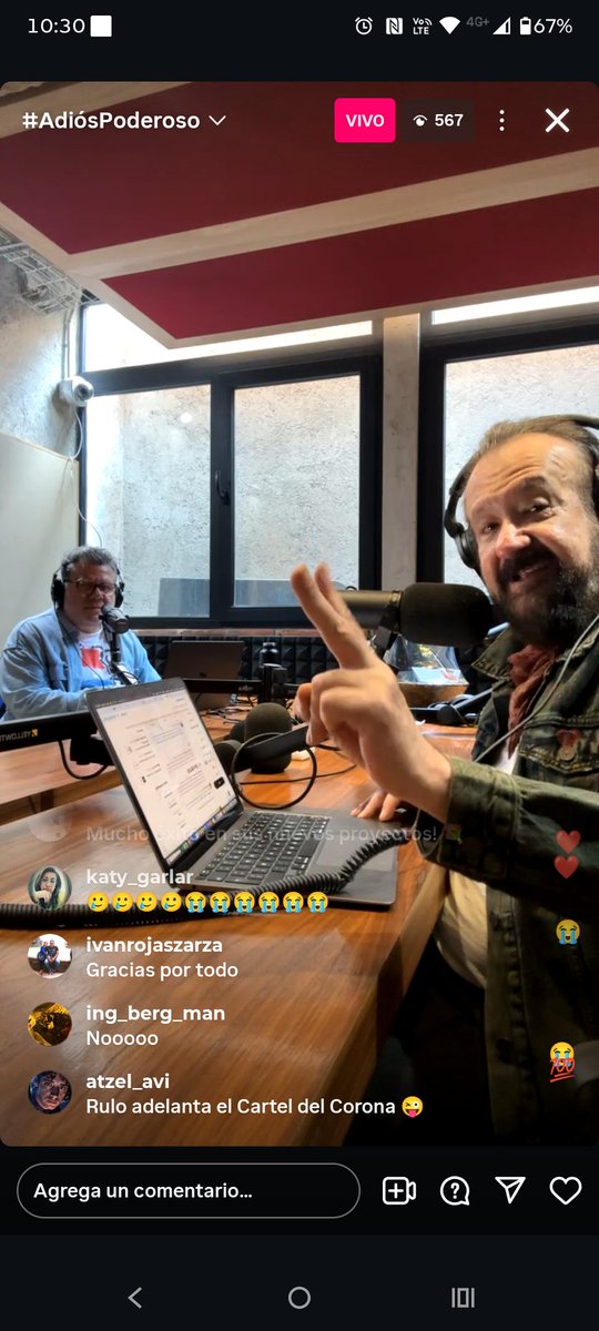 lula_cg's tweet photo. Fotos de la última emisión de la razón de ser de muchos de nosotros cada mañana, durante tantos años. 🫶🏻🔥 @ruleiro @eltalcha 
#AdiosPoderoso https://t.co/i0xO0rwNt1