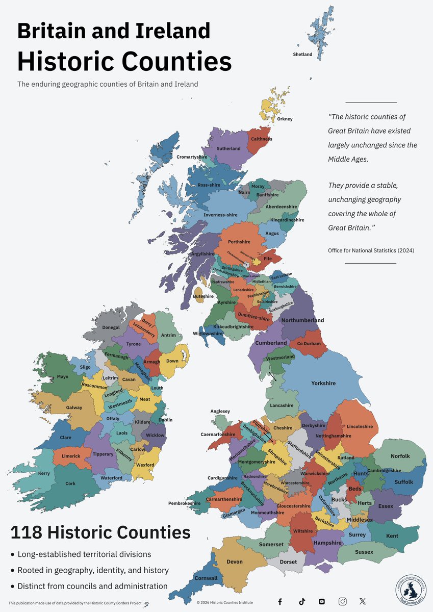 Real Counties | Historic Counties tweet media